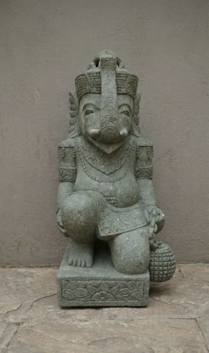 Ganesh Warrior 150cm en Green Stone - Réf. SGW150A